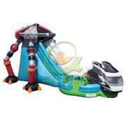 inflatable bouncer slide